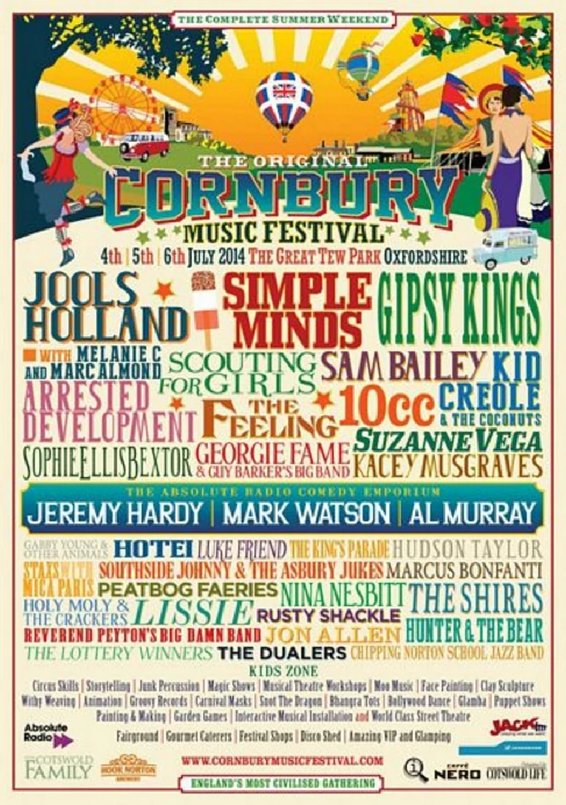 Cornbury Music Festival - Great Tew Park, Oxfordshire, 8/7/2016...10/7/2016