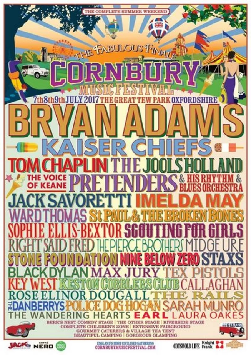 Cornbury Music Festival - Great Tew Park, Oxfordshire, 7/7/2017...9/7/2017