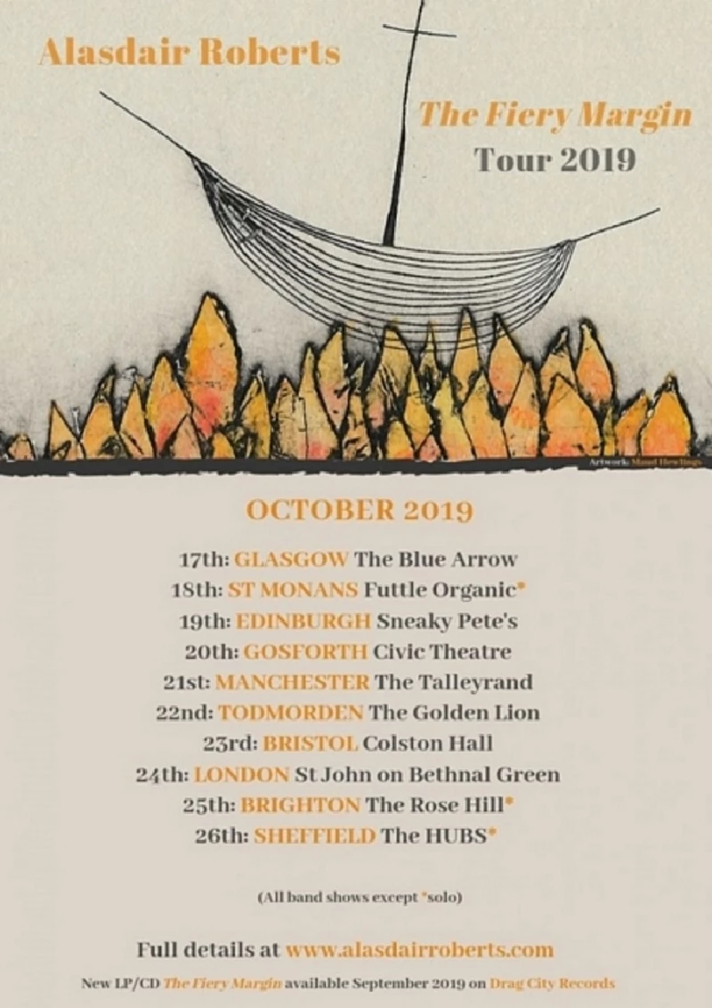 Alasdair Roberts - Regather, Sheffield, 26/10/2019