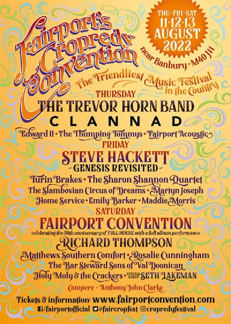 Fairport's Cropredy Convention - Cropredy, Oxfordshire, 11th...13th August 2022