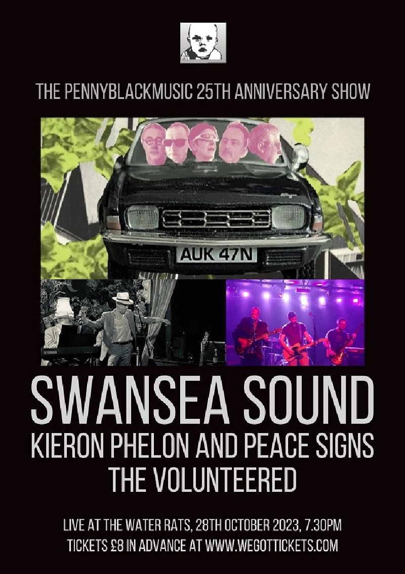 Swansea Sound - With Keiron Phelan & Peace Signs and The Volunteered, The Water Rats, London, 28/10/2023